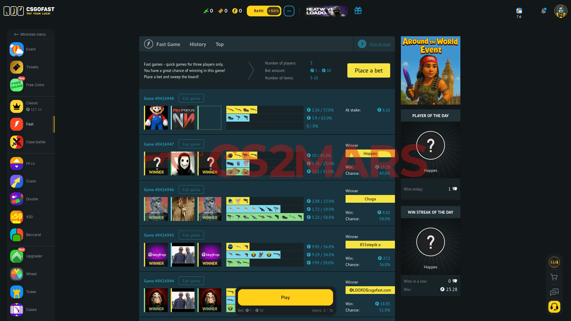 csgofast.com fast game