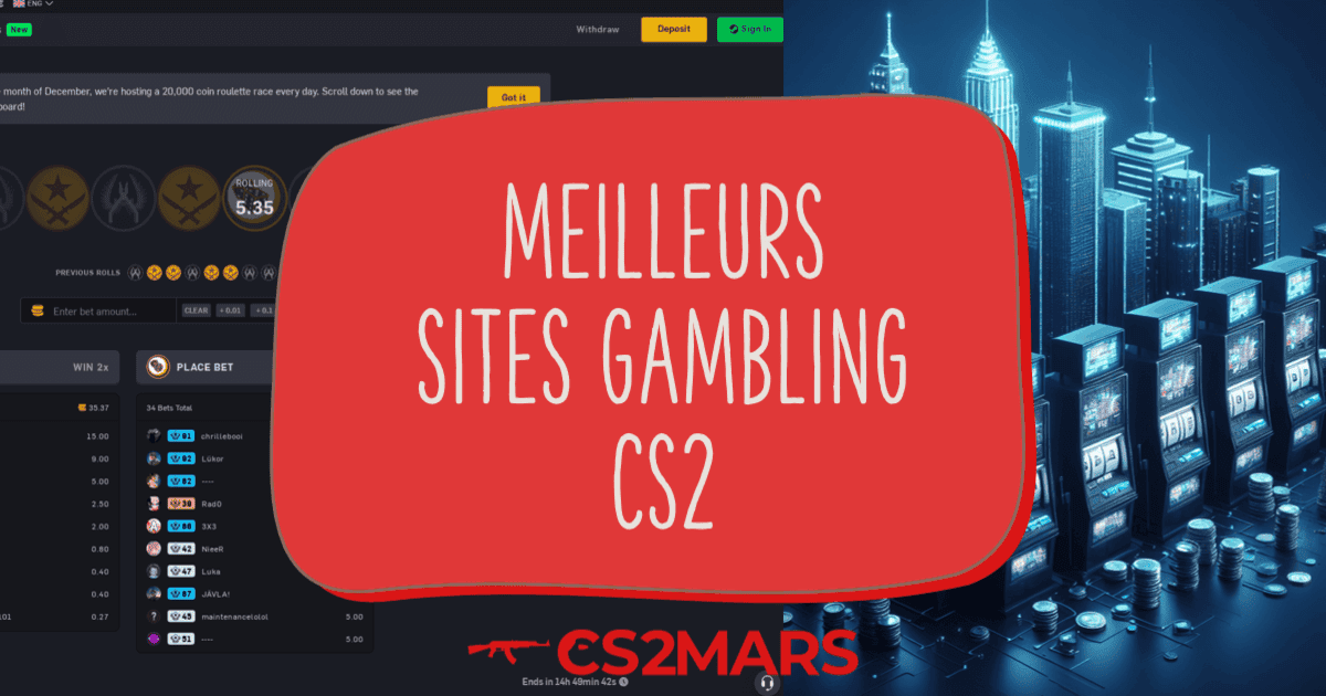 Meilleurs Sites Gambling CS2